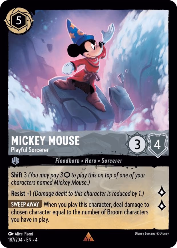 Mickey Mouse - Playful Sorcerer