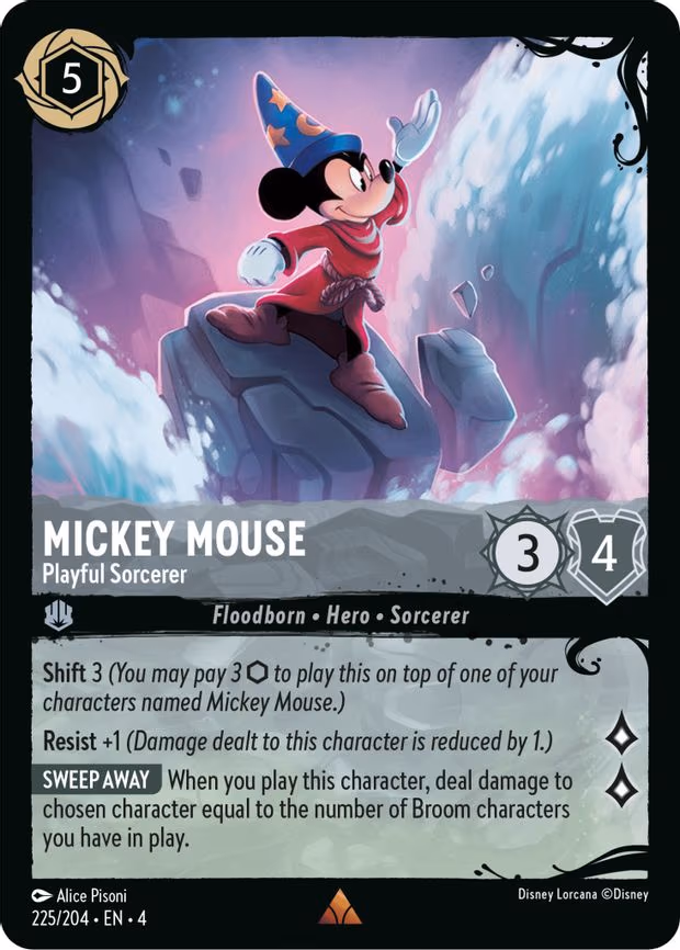 Mickey Mouse - Playful Sorcerer