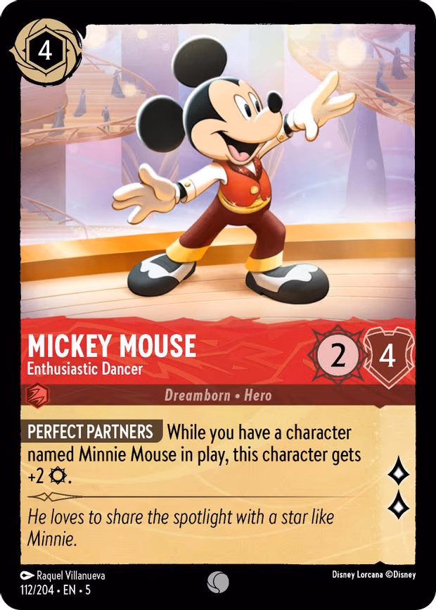 Mickey Mouse - Enthusiastic Dancer - Common (112/204)