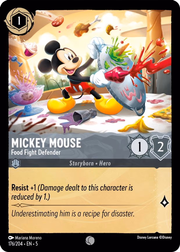Mickey Mouse - Food Fight Defender - Common (176/204)