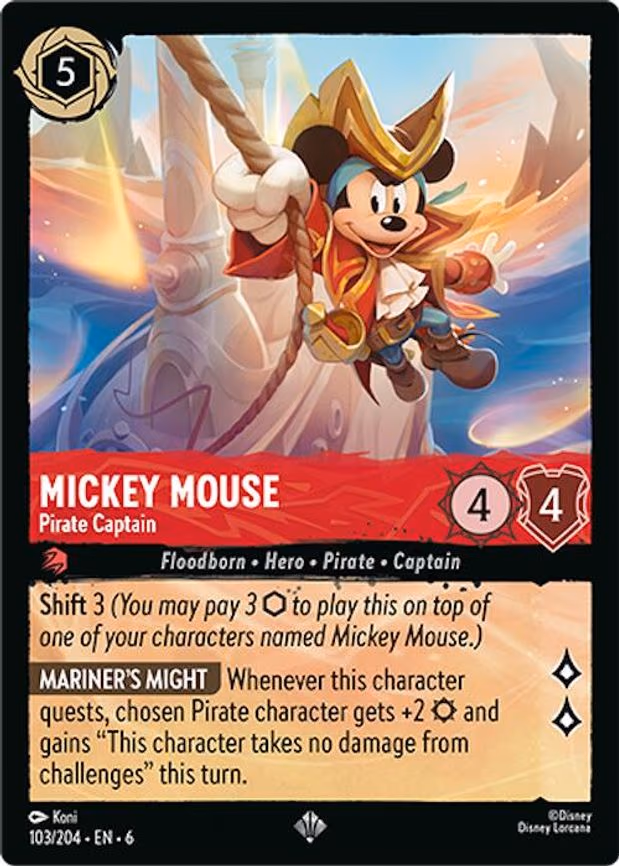 Mickey Mouse - Pirate Captain