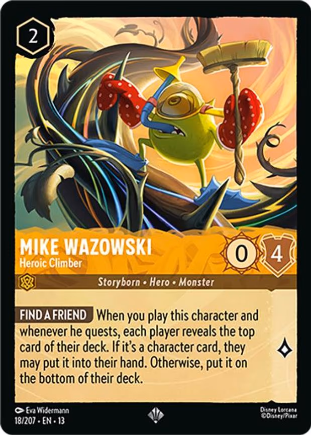 Mike Wazowski - Heroic Climber - Super Rare (18/204)