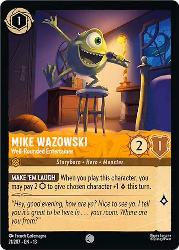 Mike Wazowski - Well-Rounded Entertainer