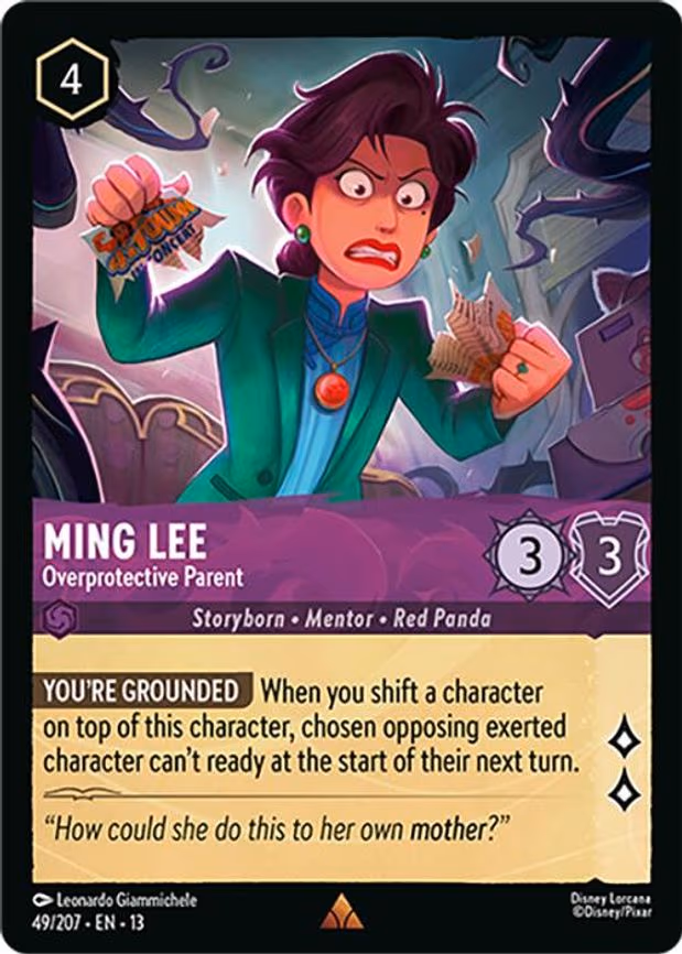 Ming Lee - Overprotective Parent - Rare (49/204)