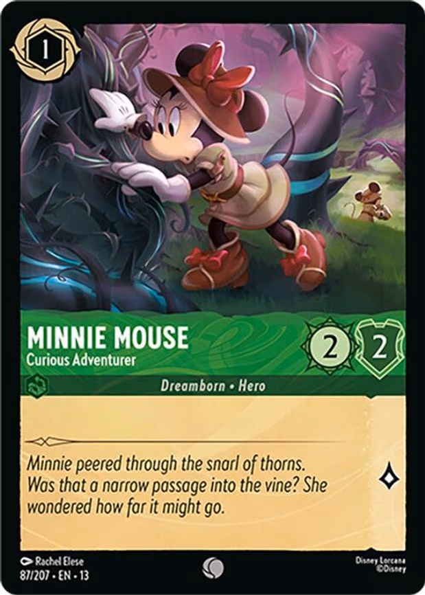 Minnie Mouse - Curious Adventurer - Common (87/204)