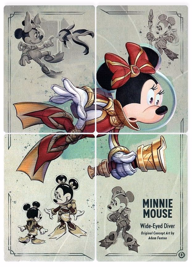 Minnie Mouse - Wide-Eyed Diver Puzzle Insert - None
