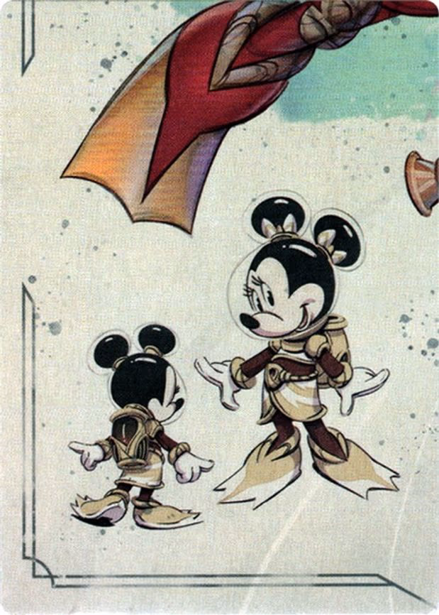 Minnie Mouse - Wide-Eyed Diver Puzzle Insert (Bottom Left) - None