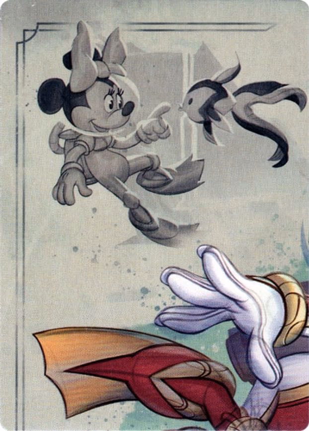 Minnie Mouse - Wide-Eyed Diver Puzzle Insert (Top Left) - None