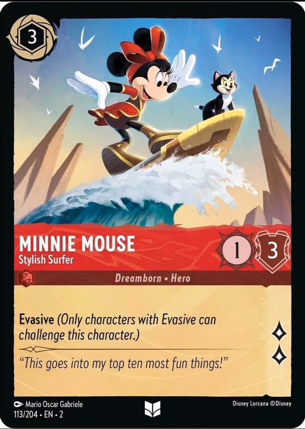 Minnie Mouse - Stylish Surfer - Uncommon (113/204)