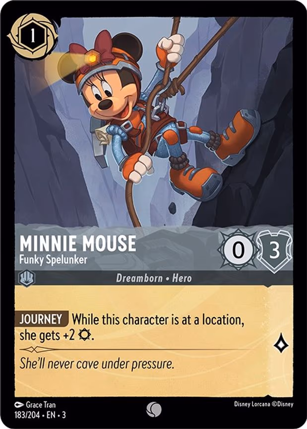 Minnie Mouse - Funky Spelunker - Common (183/204)