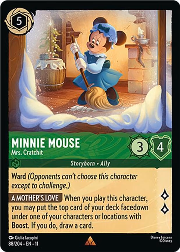 Minnie Mouse - Mrs. Cratchit - Rare (88/204)