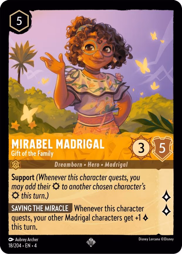 Mirabel Madrigal - Gift of the Family - Super Rare (18/204)