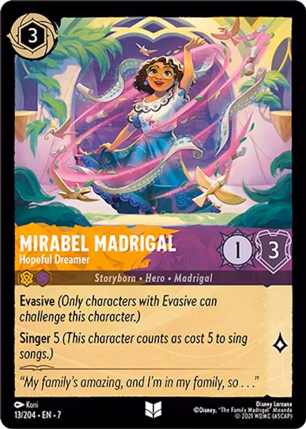 Mirabel Madrigal - Hopeful Dreamer - Uncommon (13/204)