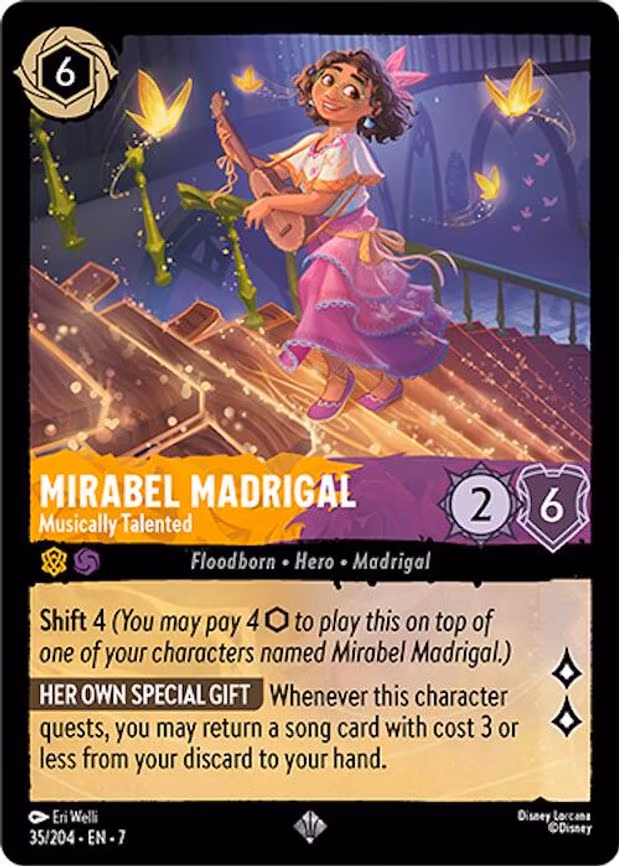 Mirabel Madrigal - Musically Talented - Super Rare (35/204)