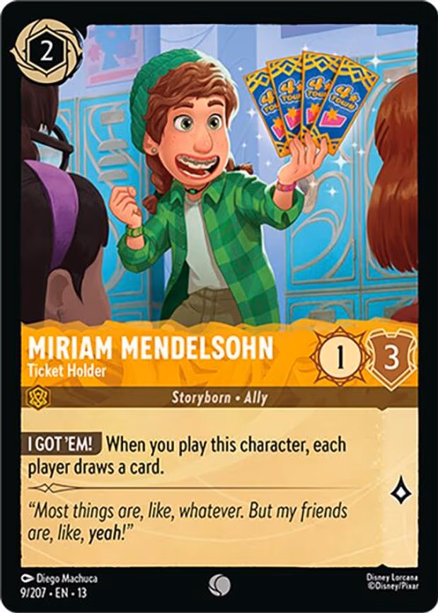 Miriam Mendelsohn - Ticket Holder - Common (9/204)