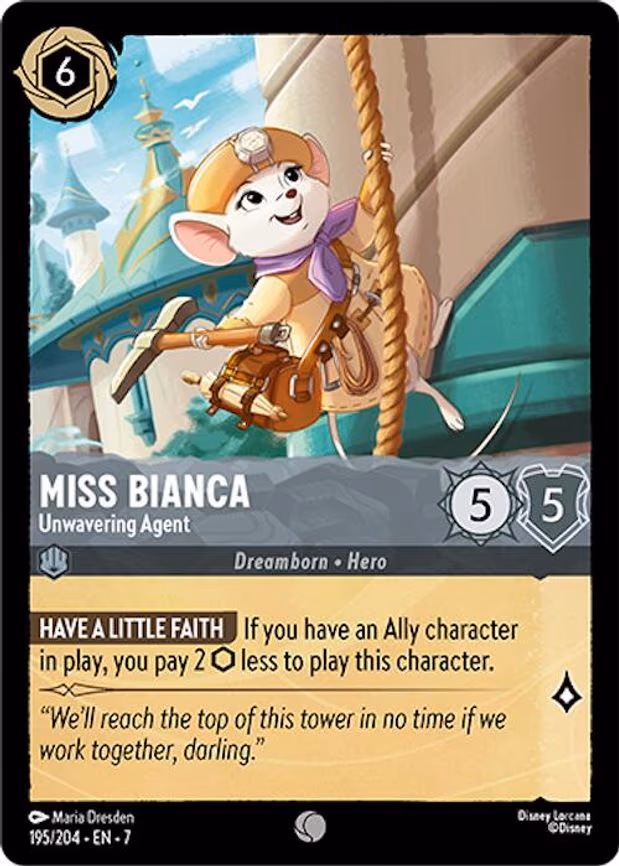Miss Bianca - Unwavering Agent - Common (195/204)