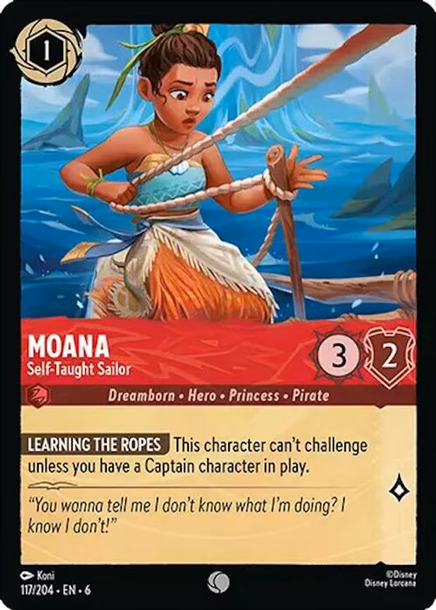 Moana - Self-Taught Sailor - Common (117/204)