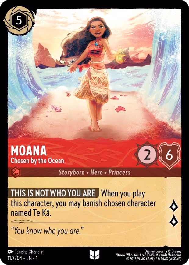 Moana - Chosen by the Ocean - Uncommon (117/204)