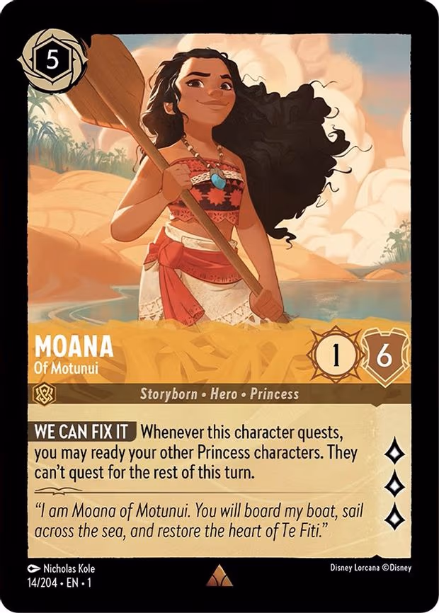 Moana - Of Motunui - Rare (14/204)