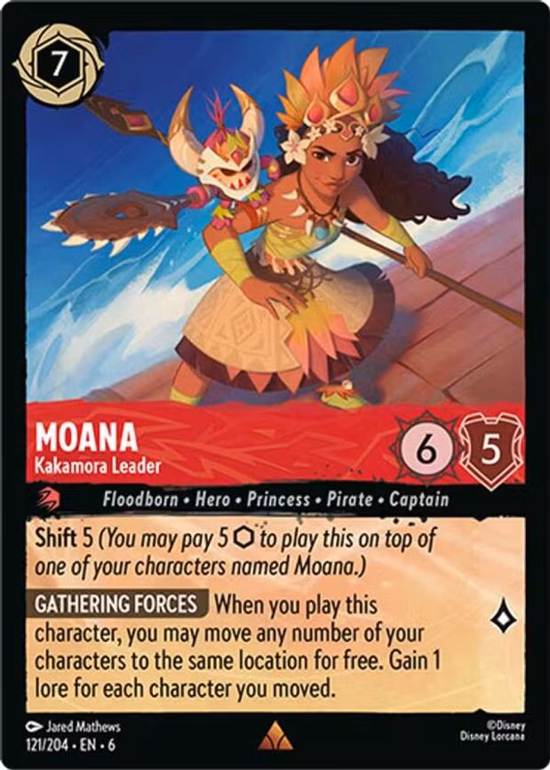 Moana - Kakamora Leader - Rare (121/204)