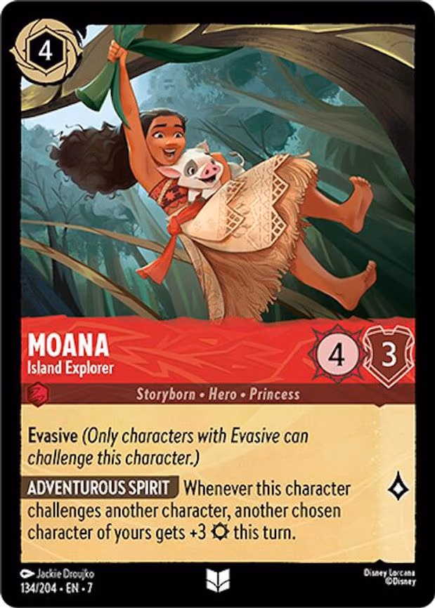 Moana - Island Explorer - Uncommon (134/204)