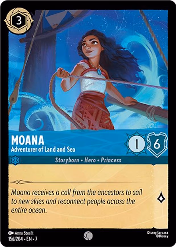 Moana - Adventurer of Land and Sea - Common (156/204)