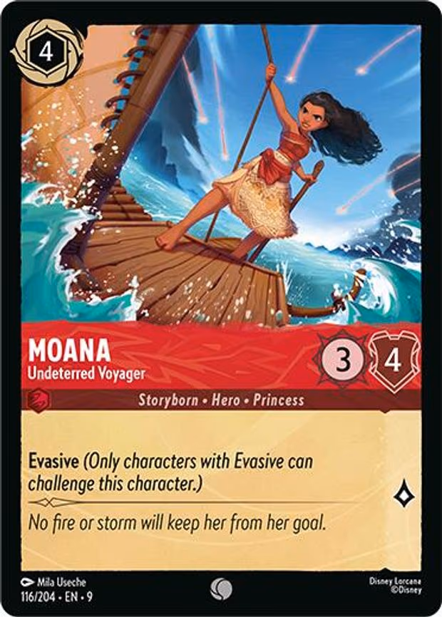 Moana - Undeterred Voyager - Common (116/204)