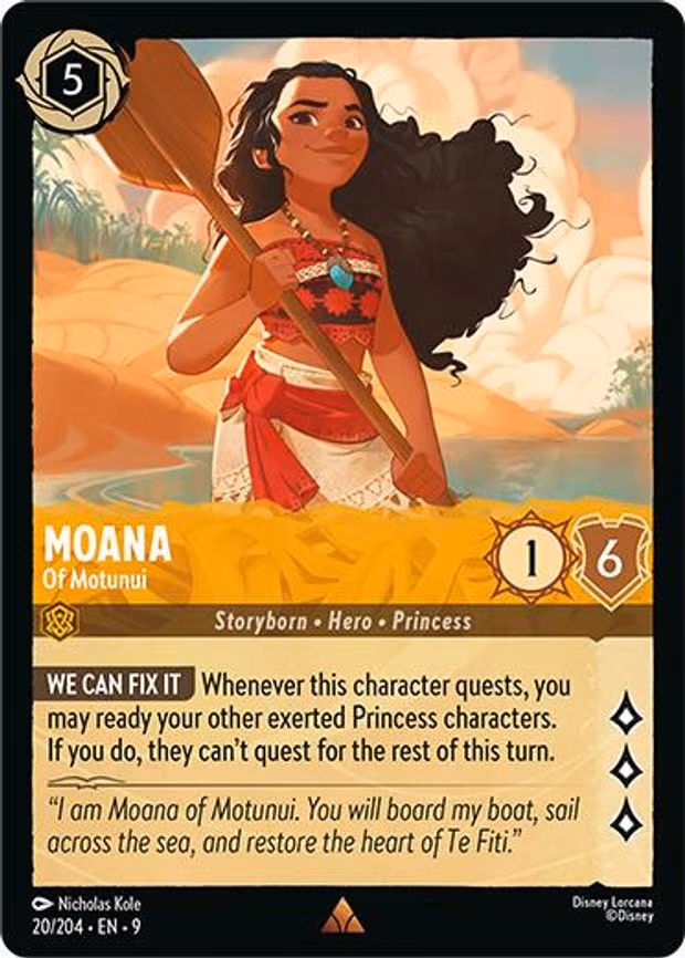 Moana - Of Motunui - Rare (20/204)