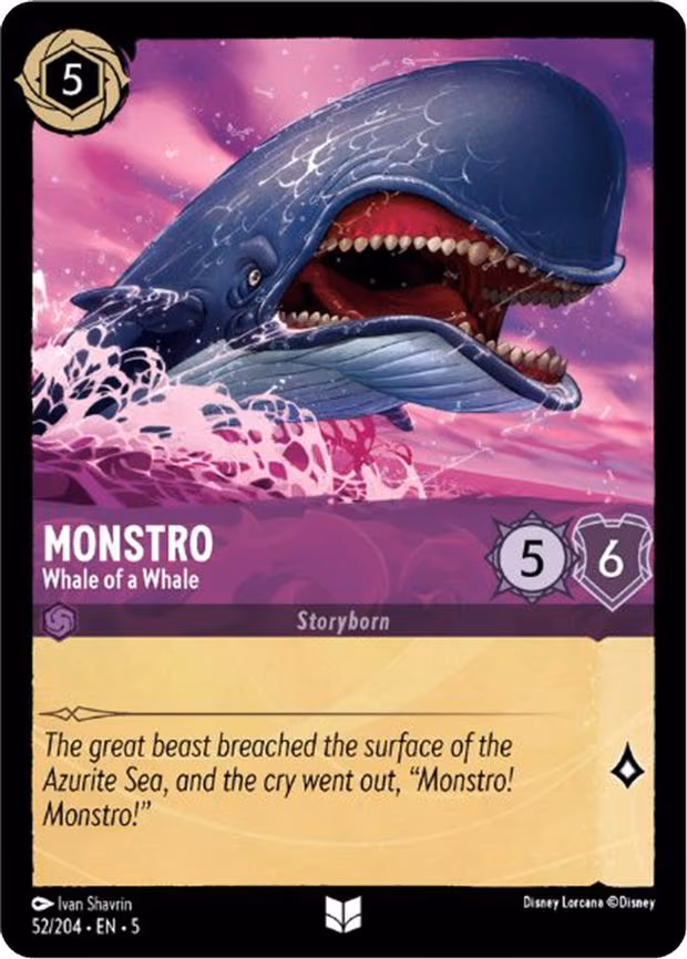 Monstro - Whale of a Whale - Uncommon (52/204)