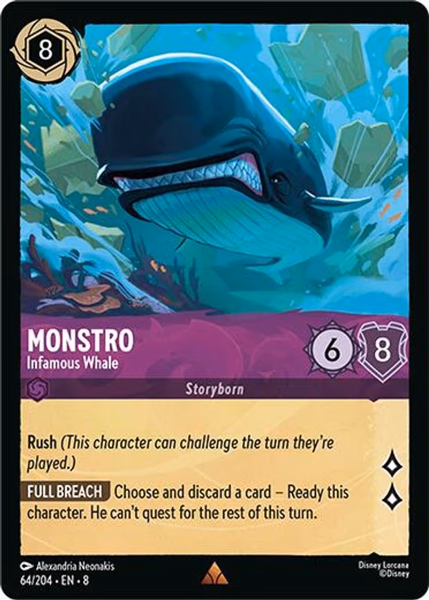 Monstro - Infamous Whale - Rare (64/204)