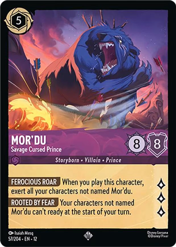 Mor'du - Savage Cursed Prince - Super Rare (57/204)
