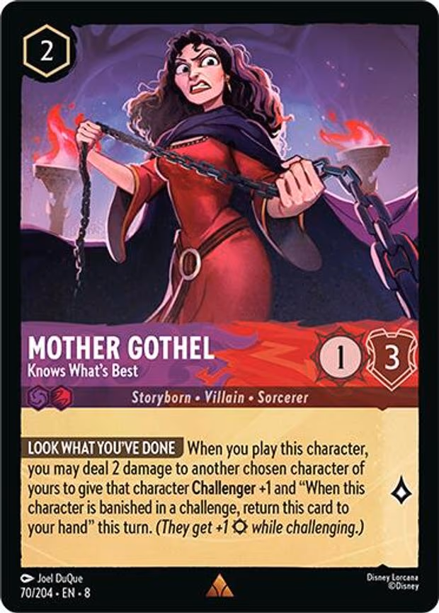 Mother Gothel - Knows What's Best - Rare (70/204)