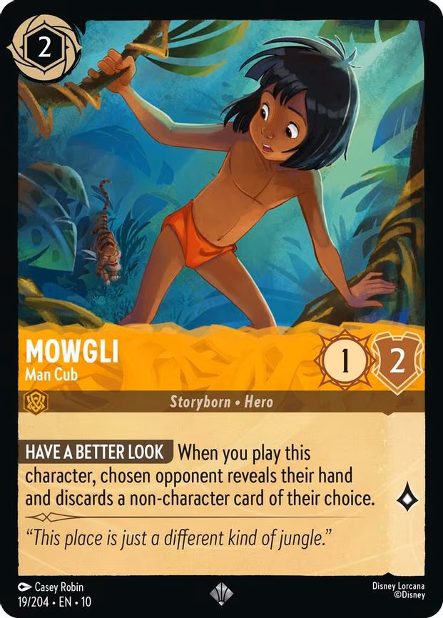 Mowgli - Man Cub - Super Rare (19/204)