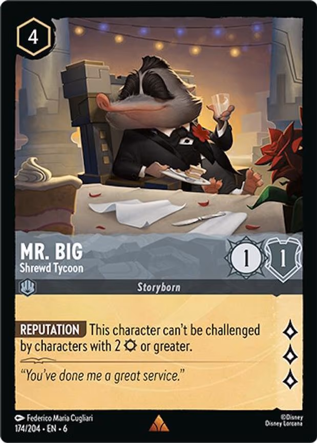 Mr. Big - Shrewd Tycoon - Rare (174/204)
