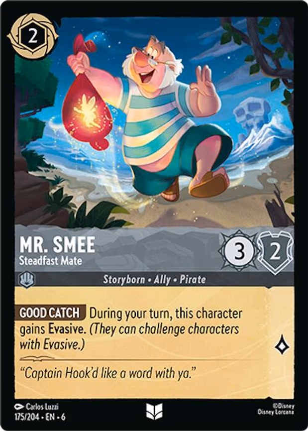 Mr. Smee - Steadfast Mate - Uncommon (175/204)