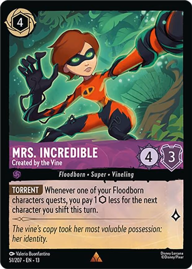 Mrs. Incredible - Created by the Vine - Rare (51/204)