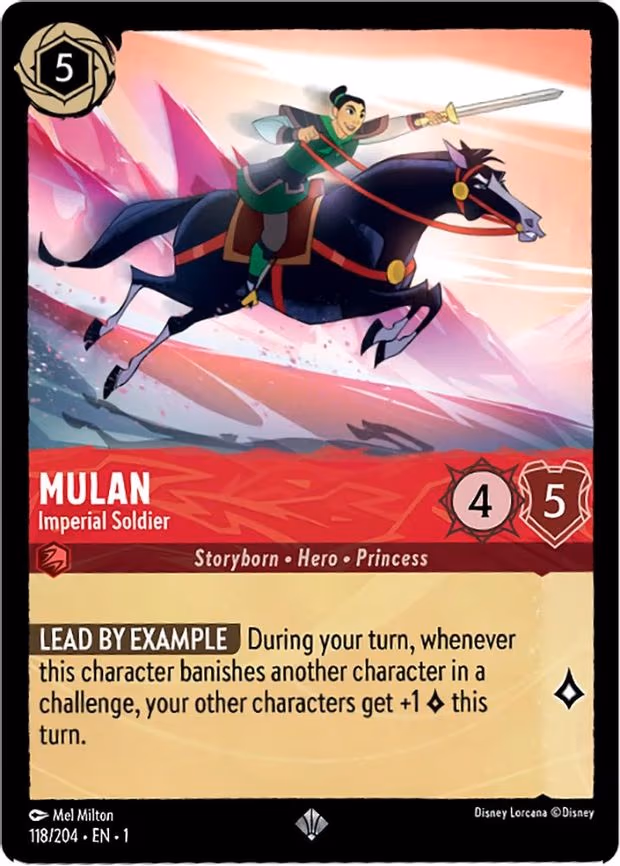 Mulan - Imperial Soldier - Super Rare (118/204)