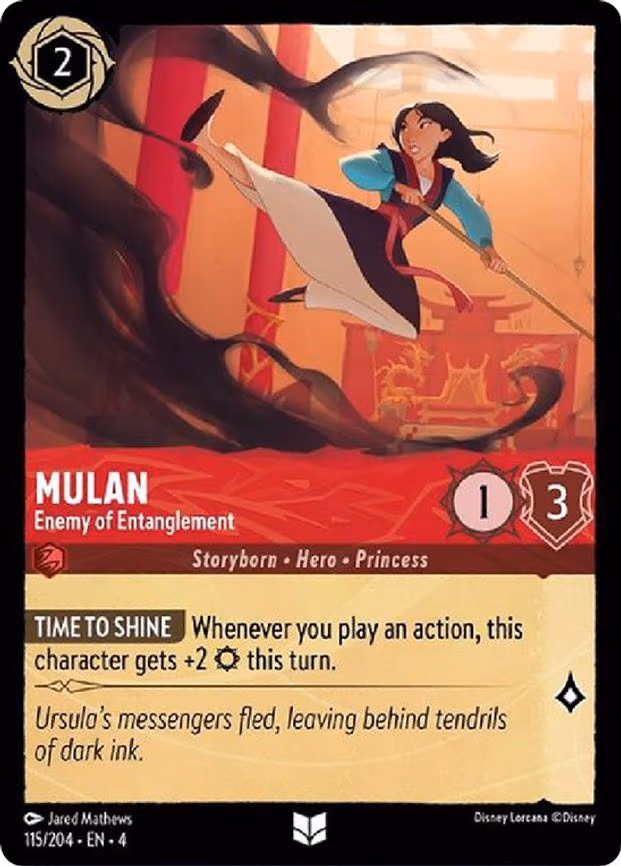 Mulan - Enemy of Entanglement - Uncommon (115/204)