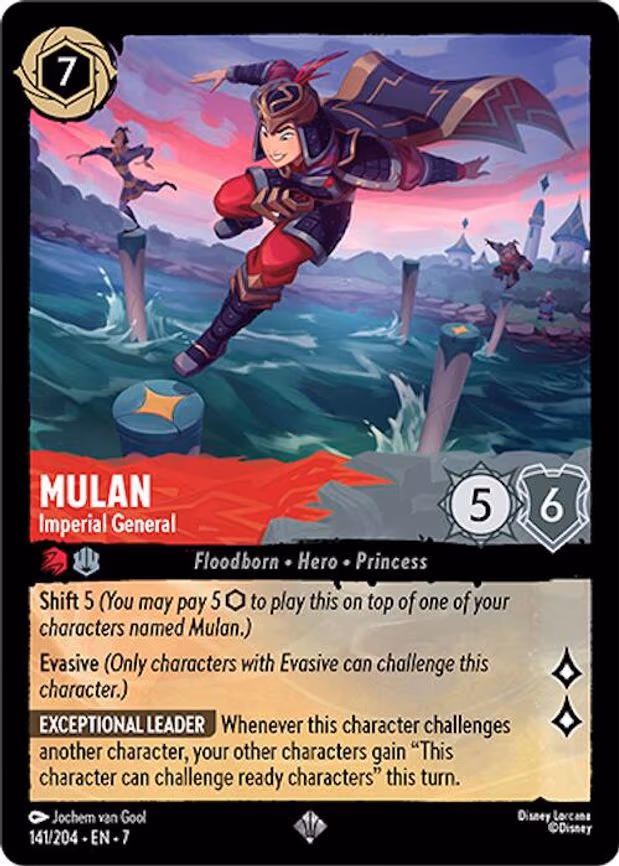 Mulan - Imperial General - Super Rare (141/204)