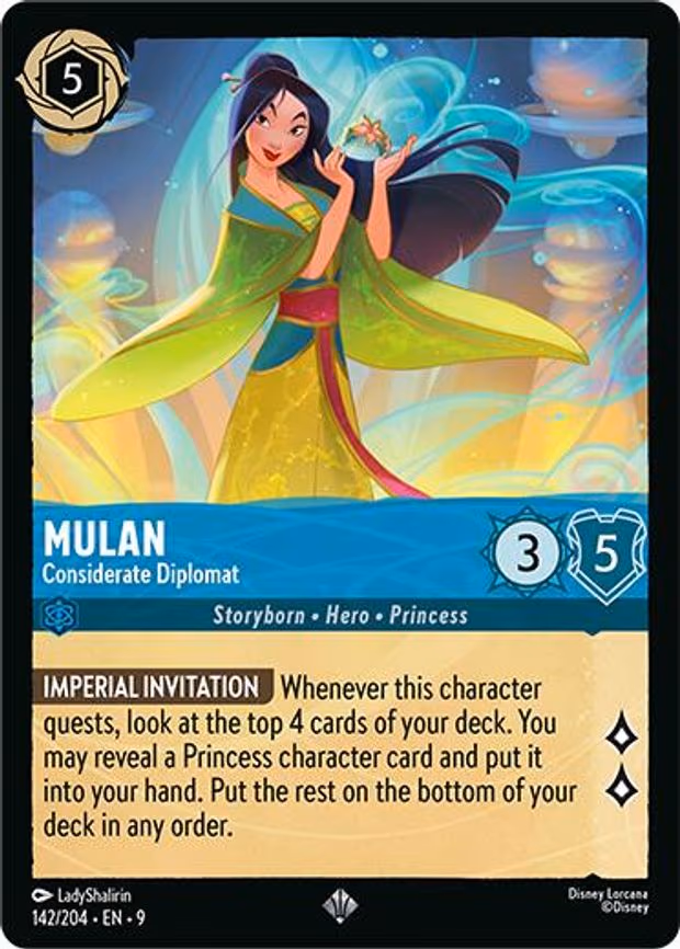 Mulan - Considerate Diplomat - Super Rare (142/204)