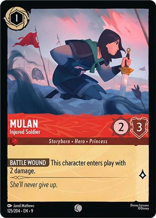 Mulan - Injured Soldier - Common (125/204)