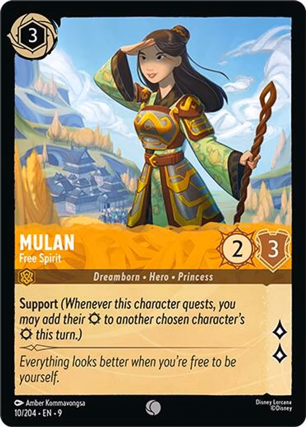 Mulan - Free Spirit - Common (10/204)