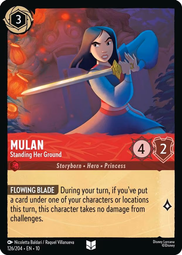 Mulan - Standing Her Ground - Uncommon (126/204)