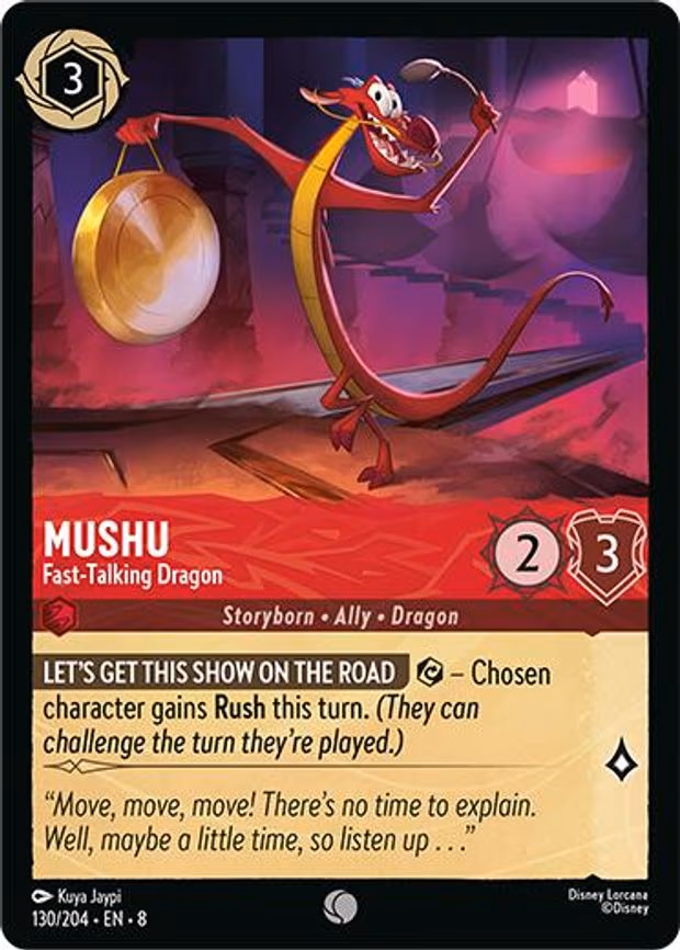 Mushu - Fast-Talking Dragon - Common (130/204)