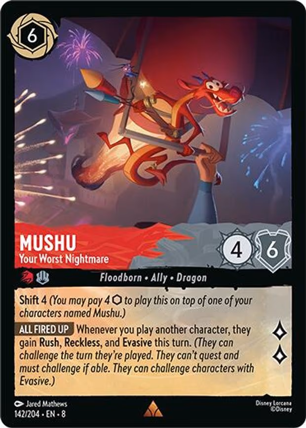 Mushu - Your Worst Nightmare - Rare (142/204)