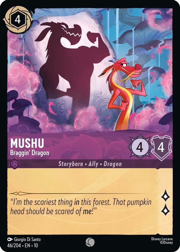 Mushu - Braggin' Dragon - Common (46/204)