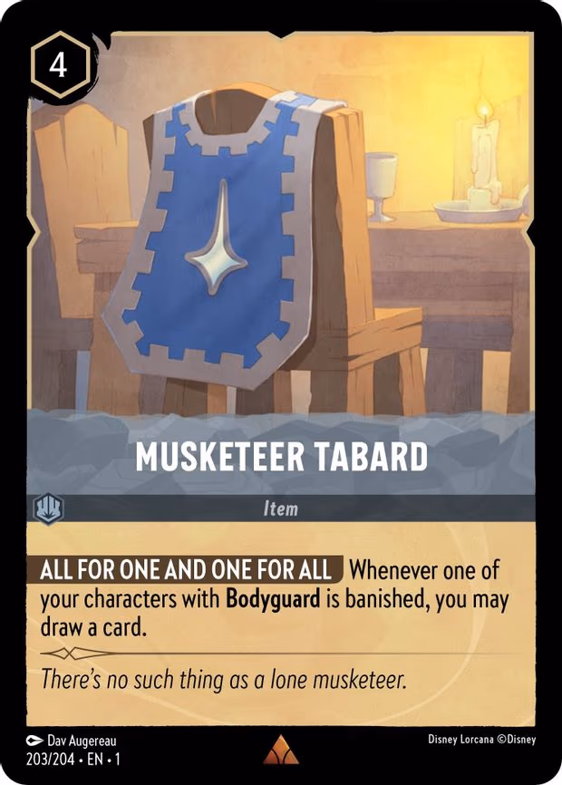 Musketeer Tabard - Rare (203/204)