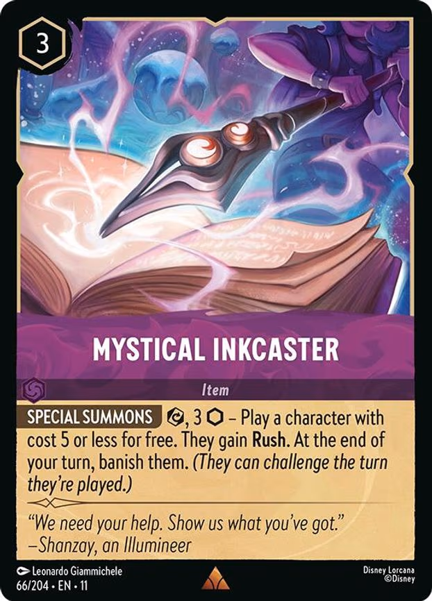 Mystical Inkcaster - Rare (66/204)