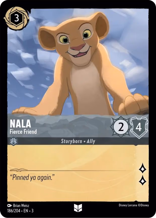 Nala - Fierce Friend - Uncommon (186/204)