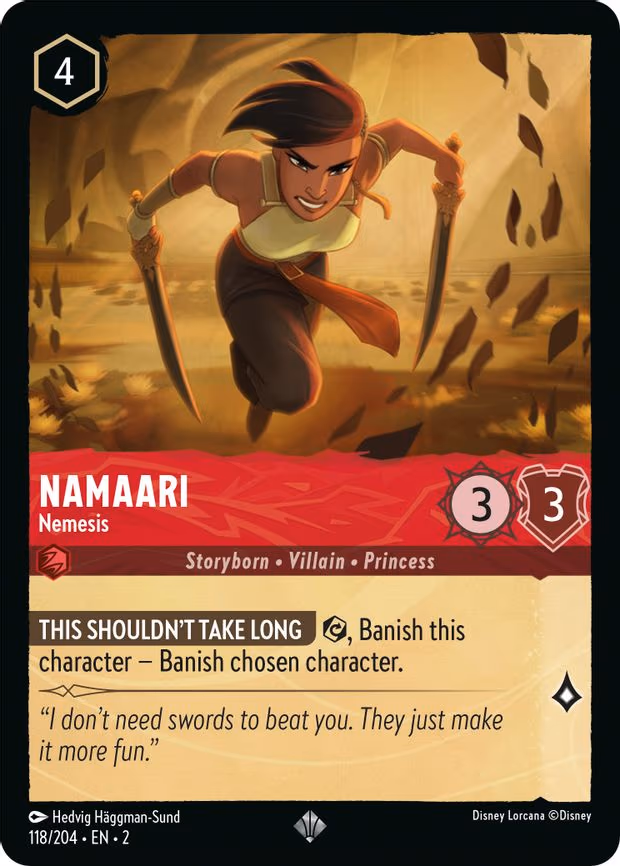 Namaari - Nemesis - Super Rare (118/204)